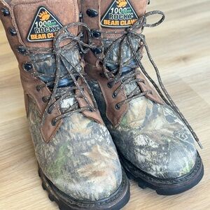 Rocky Bear Claw 1000g Thinsulate Insulated Camo Hunting Boots
